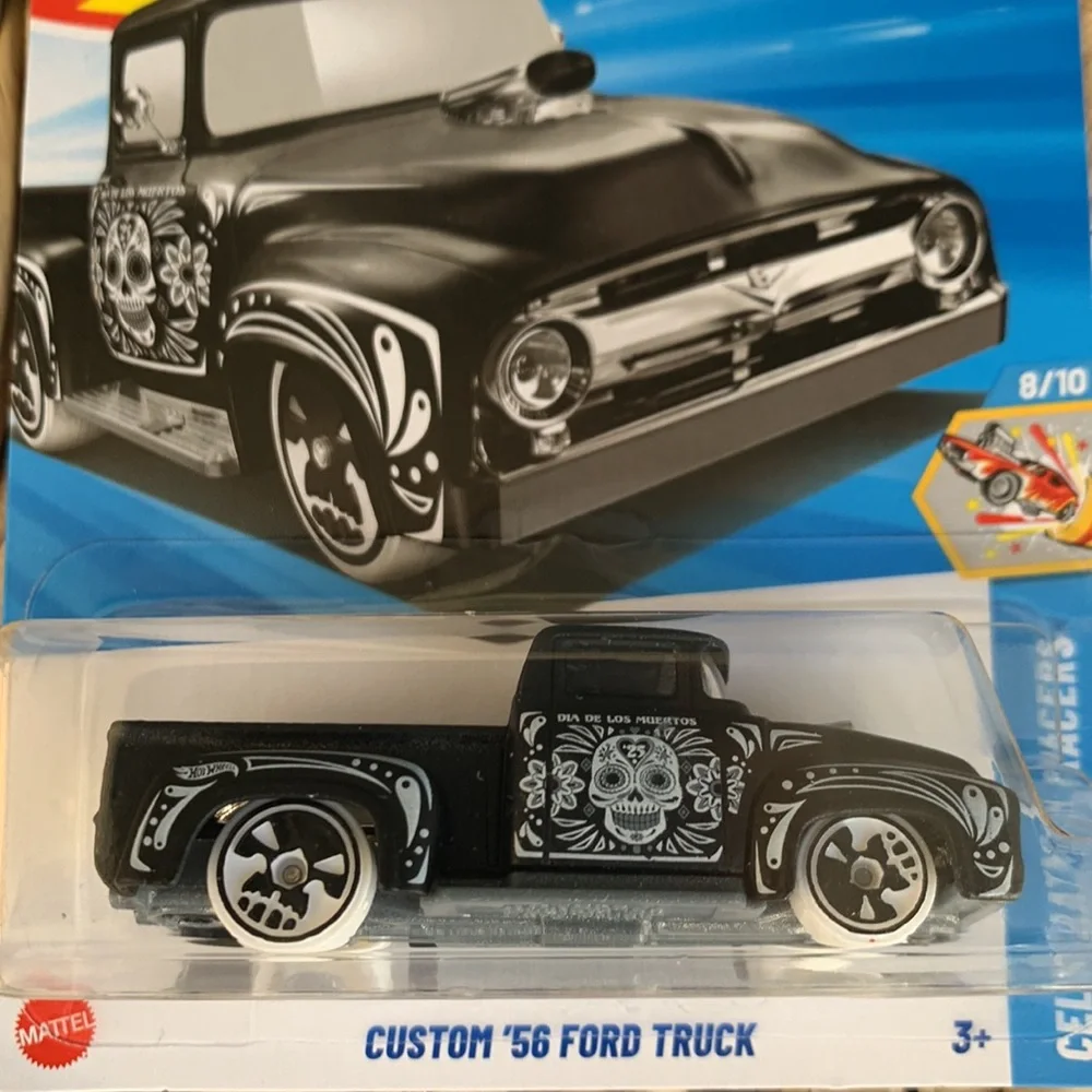 Custom 56 Ford Truck 1956 Pick Up Day of Dead Hot Wheels DIA DE LOS MUERTOS 2025